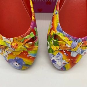 NWT NEW CARE BEARS Flats Shoes Kawaii Care Bear Womens New In Box